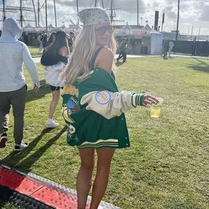 Vintage Varsity Bomber Jacket